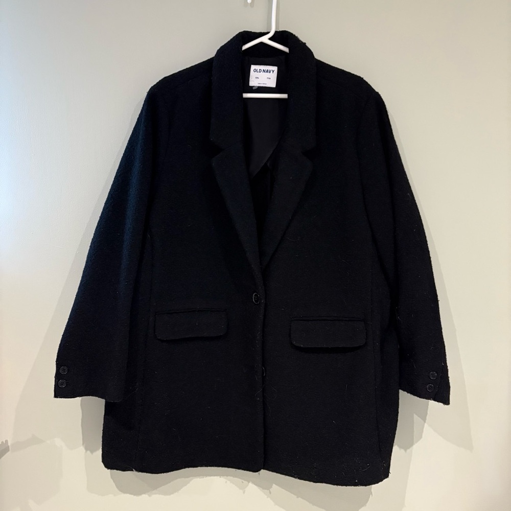 Old Navy Women's Elegant Black Coat XXL
